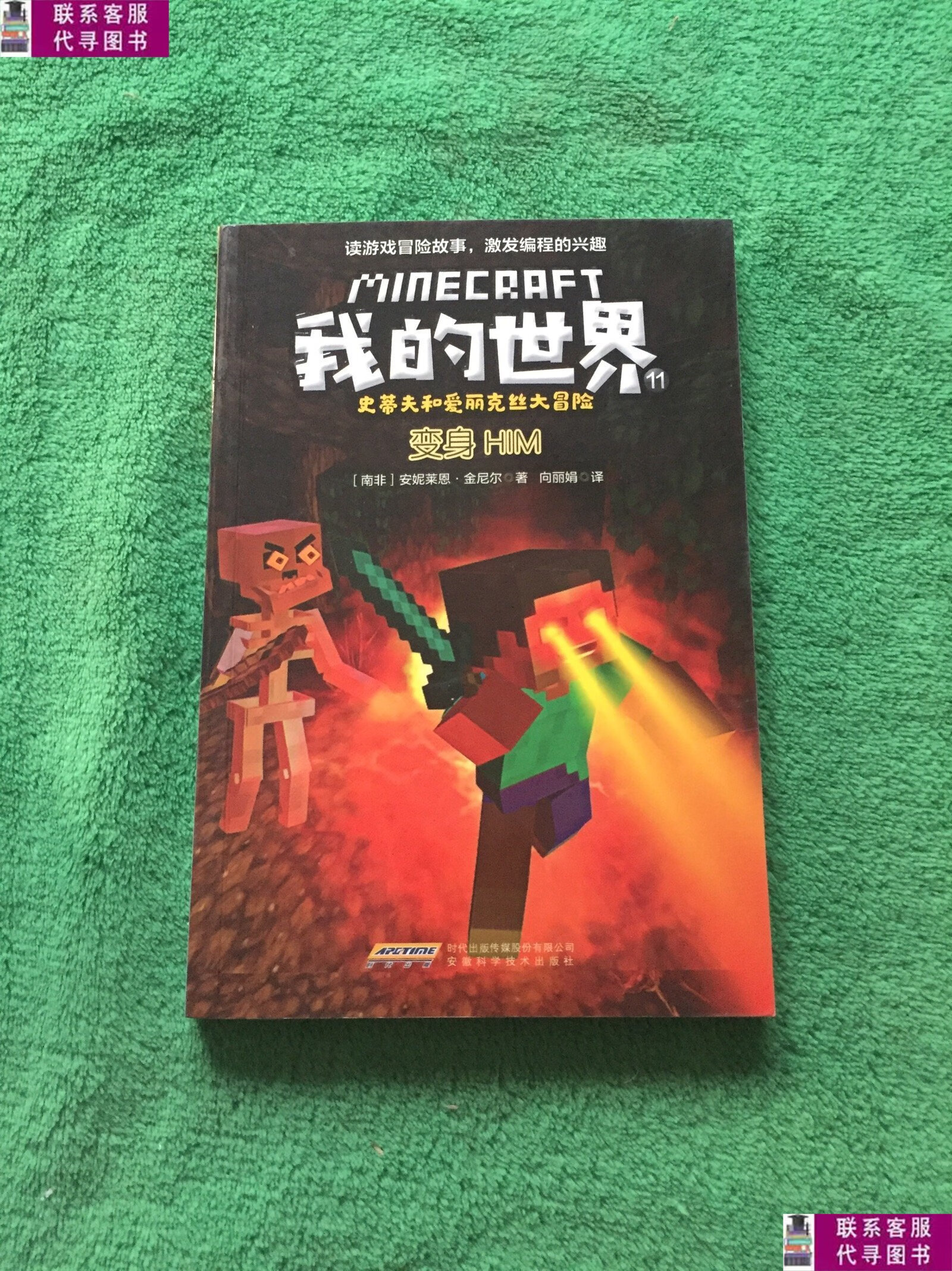 【二手9成新】我的世界·史蒂夫和爱丽克丝大冒险系列11·变身him