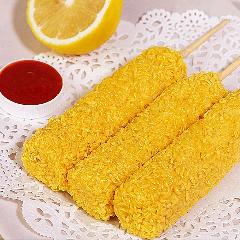 盛源来爆浆芝士热狗棒 拉丝芝士韩国冷冻油炸小吃半成品 韩式芝士棒