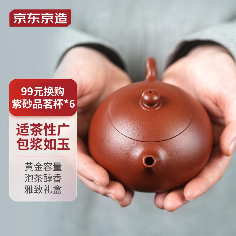 京东京造宜兴紫砂壶 原矿朱泥 手工茶壶泡茶壶功夫茶具 朱泥西施壶 250ml使用感如何?