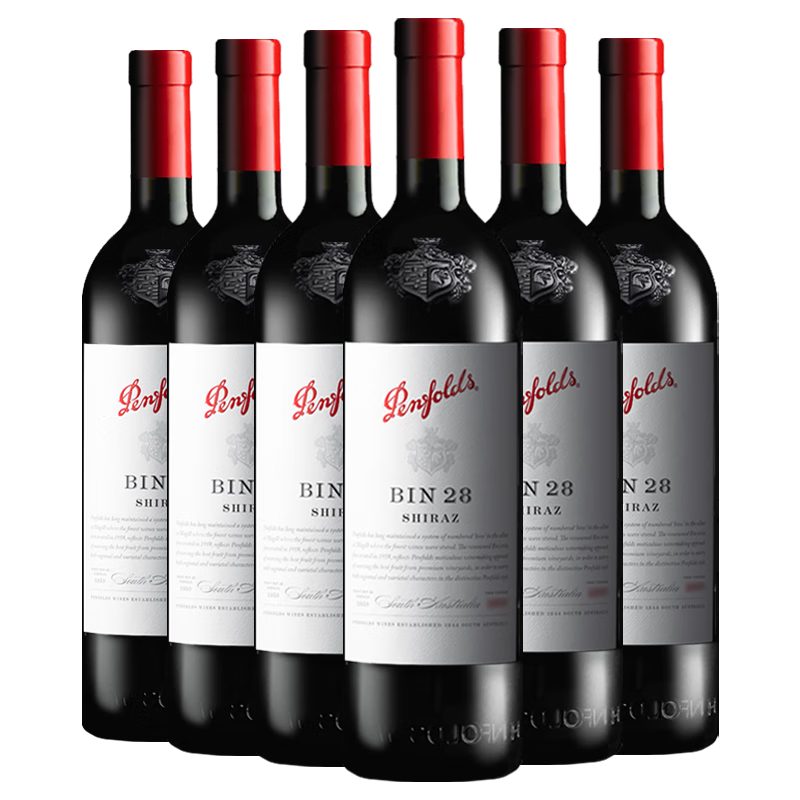 Penfolds 奔富 BIN28 750ml*6支装设拉子干红葡萄酒  澳洲原瓶进口