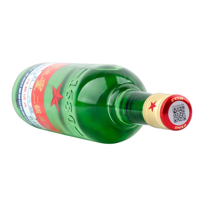 红星二锅头大二 清香型白酒 56度750ml整箱装 口粮酒 56度 750mL 6瓶 （原箱）