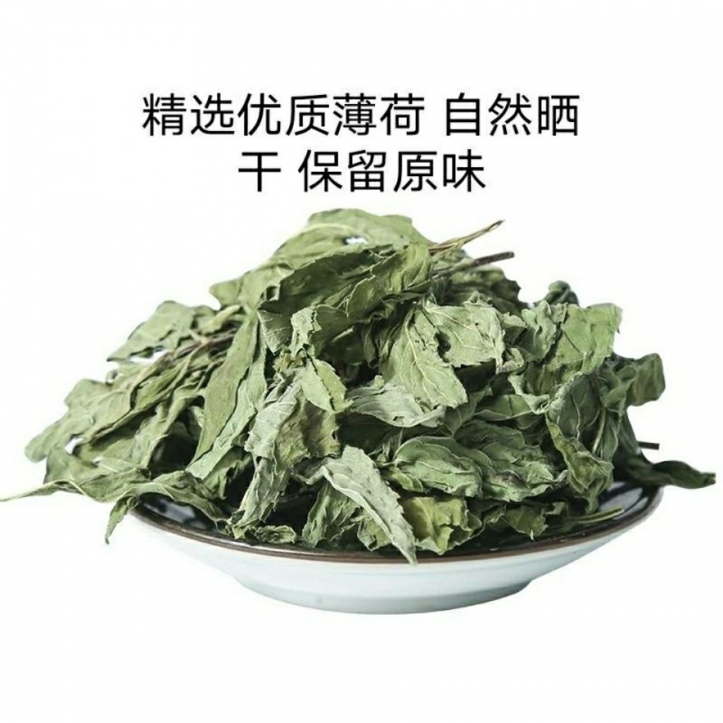 北京同仁堂原料【薄荷粉压片】薄荷片 薄荷茶干薄荷叶粉新鲜可食用100