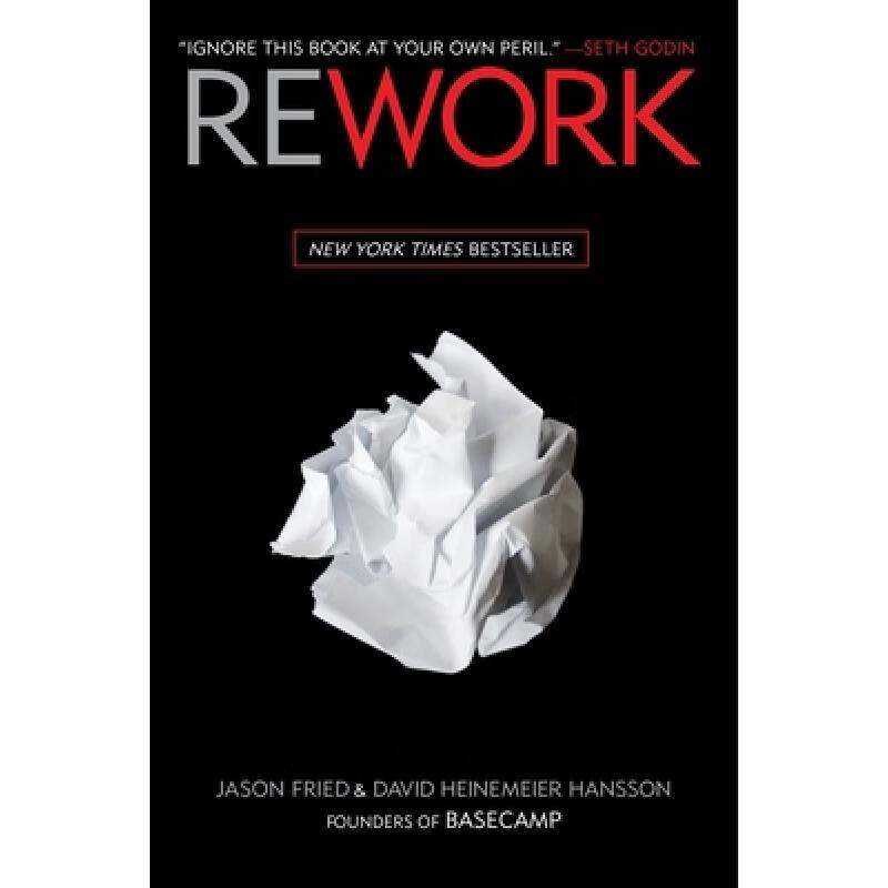 现货 重来:更为简单有效的商业思维 Rework