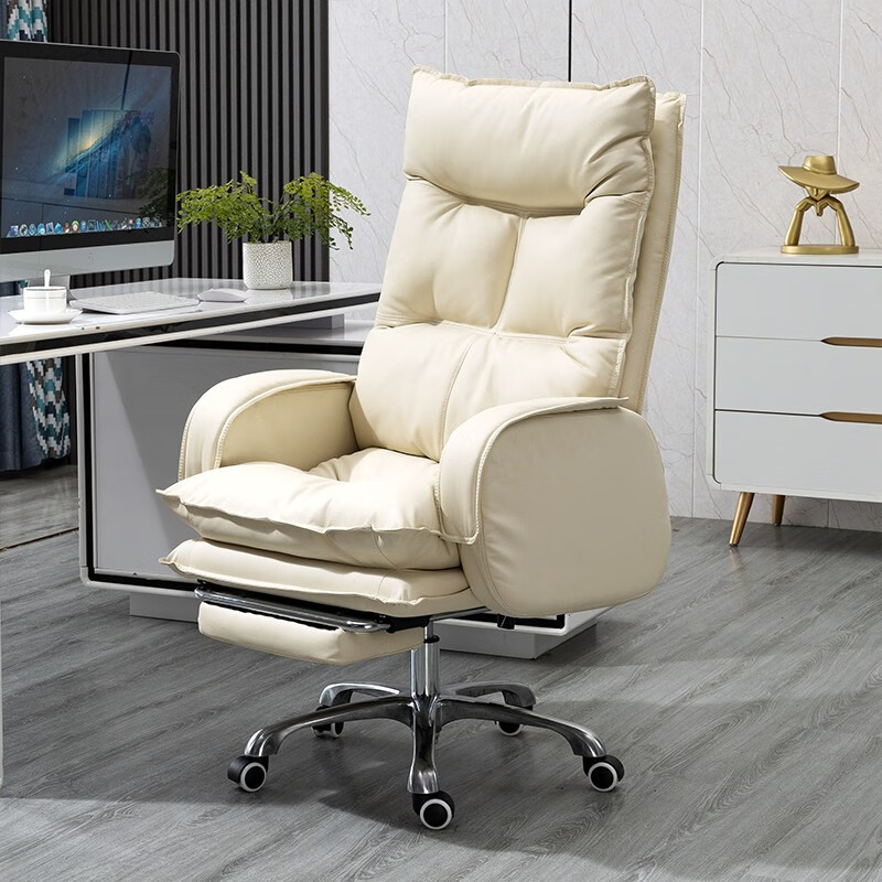 爱曼舒电竞休闲座椅电脑皮座椅老板商务办公椅子家用靠背舒适久坐懒人