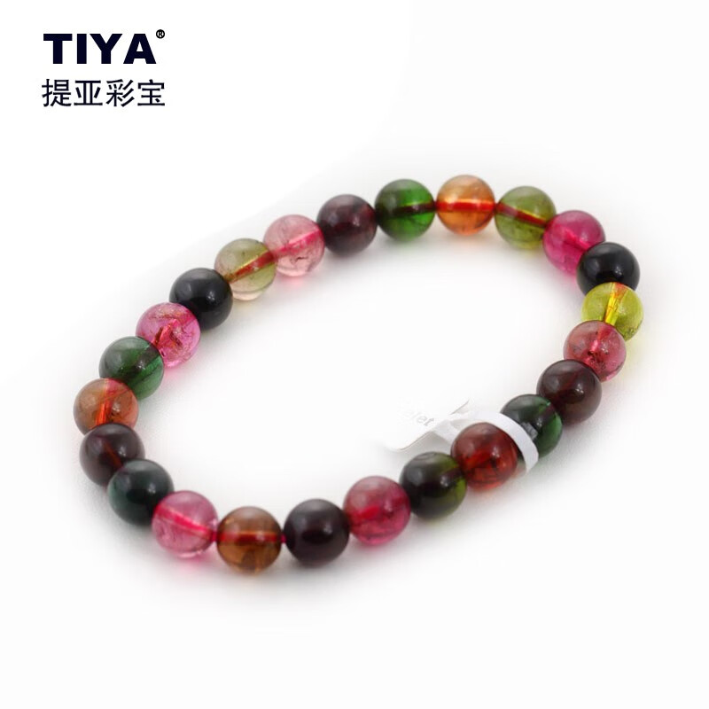 6mm彩宝碧玺手链 碧玺手串 bgrg-395