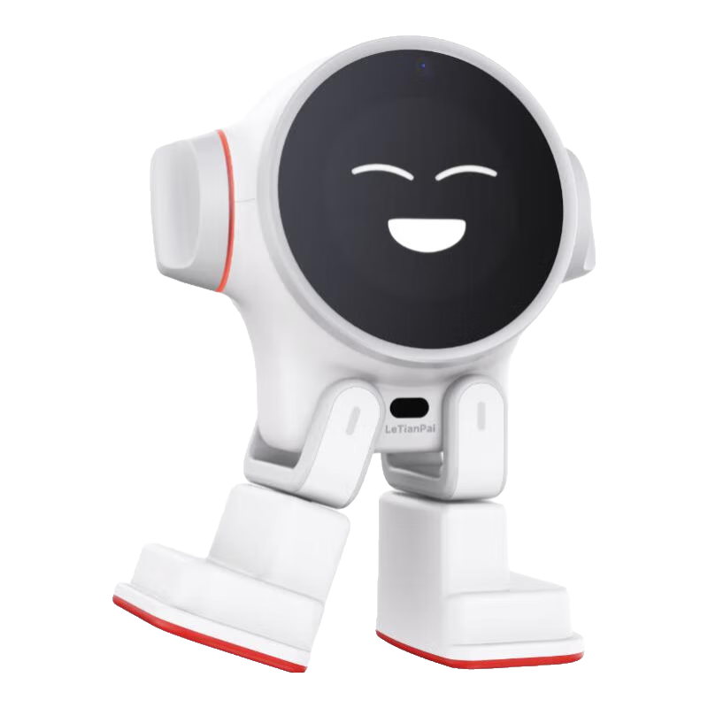 乐天派人工智能机器人电子宠物陪伴看护高清监控远程互动儿童可编程玩具教育早教安卓学习机礼物 小乐机器人