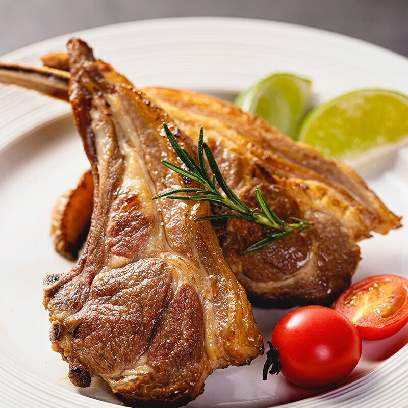 诺西贝品牌直发 羊肉羊腿羊排羊蝎子羊腱子火锅烧烤 小切羊排500g*3 约18支