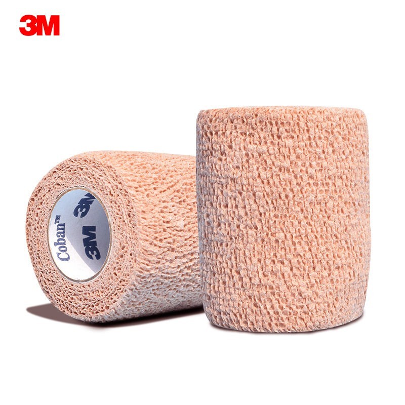 弹力绷带1583/1582/1582b 弹力固定绷带运动自粘 运动训练固定胶带