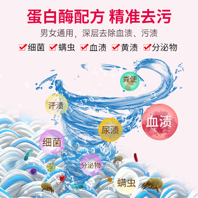 妇炎洁内衣内裤洗衣液洗内裤专用液女士除菌清洗液手洗清洁液杀菌清洗剂 紫草 220g 1瓶