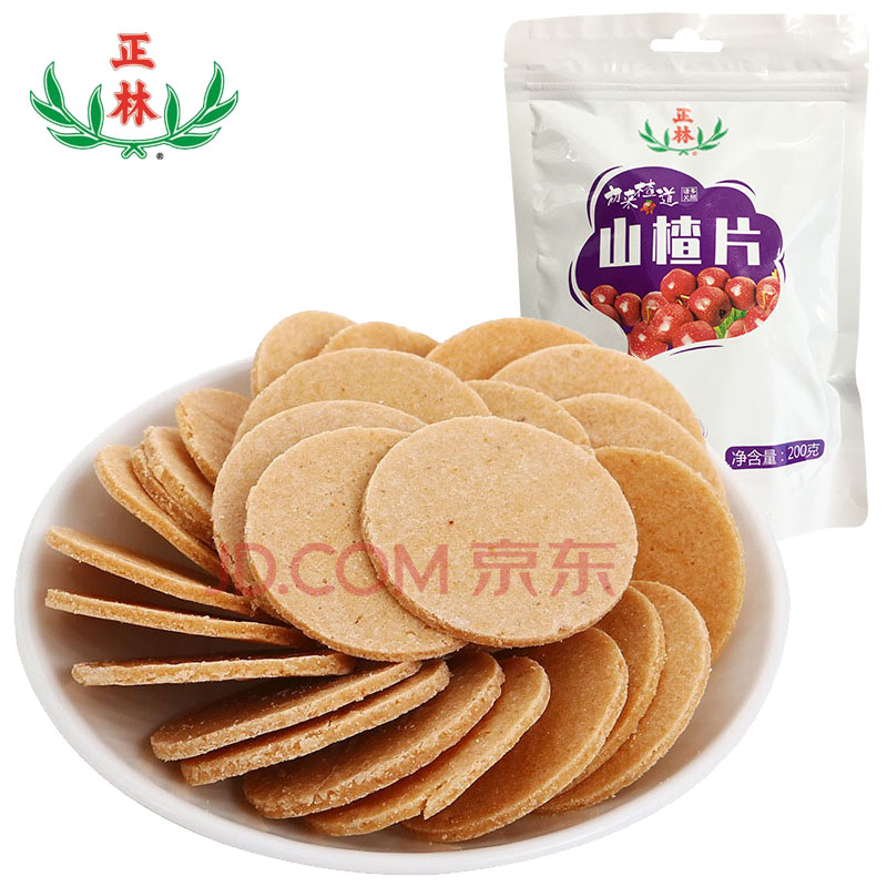 正林蜜饯干果原味山楂片200g/袋