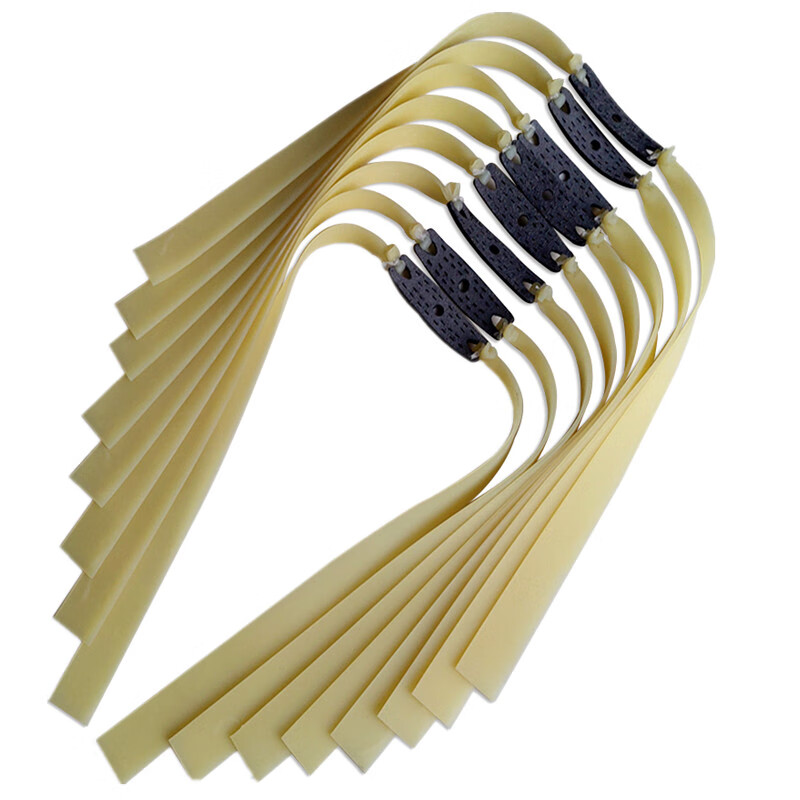 绿野客弹弓皮筋比赛专用高弹力防冻扁皮强力加厚威力大 其他颜色和0.