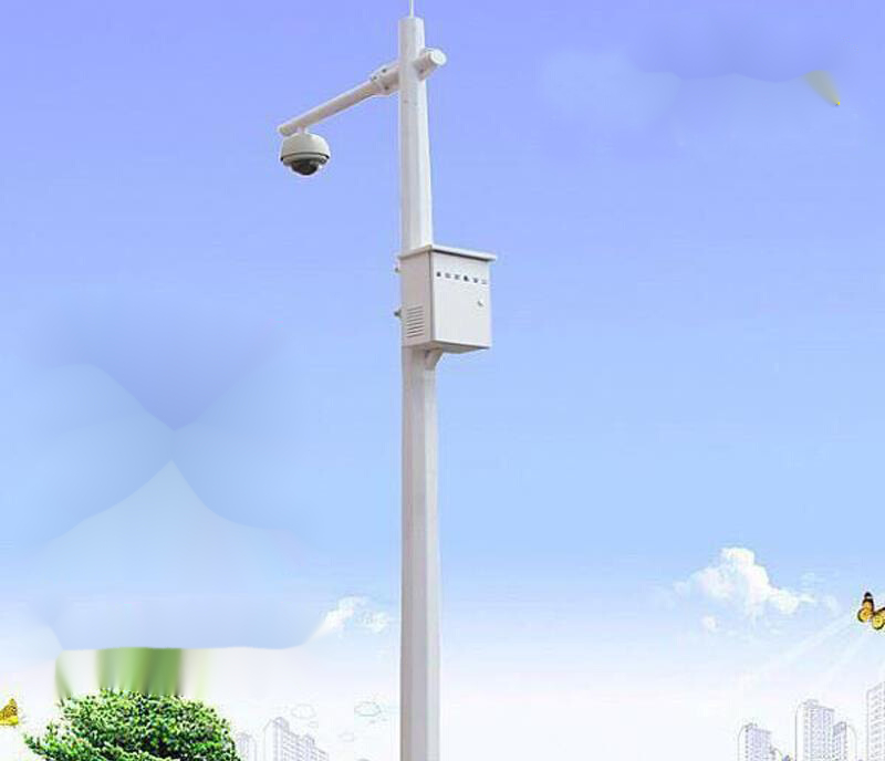 热镀锌八角杆123456米小区不锈监控器材配件监控立杆监控支架