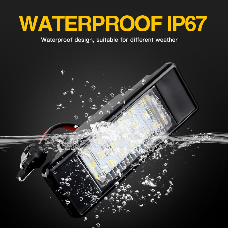 劲战适用奔驰威霆Vito W639 W906 唯雅诺Viano LED后车牌照灯总成白光