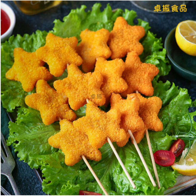 俏滋郎德邻油炸小串金丝鸡柳烧烤炸串食材半成品纯肉排qq鸡排串街边