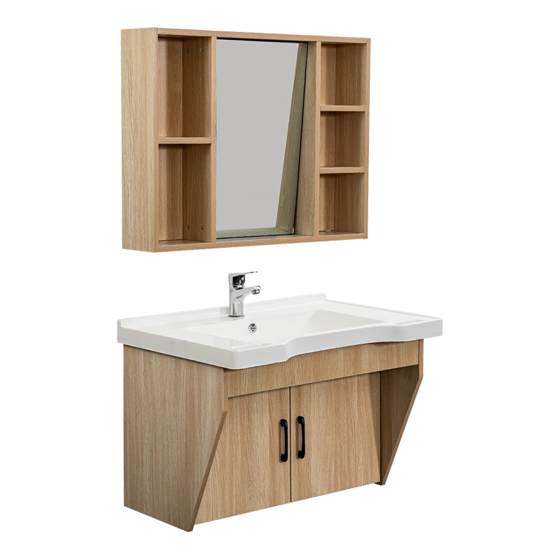 老化产品 定制养老院洗手台盆镜柜一体浴室柜康养中心敬老 一体化台盆