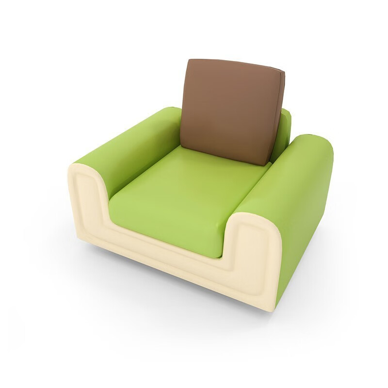 华森葳泰迪贵族单人沙发 草绿色