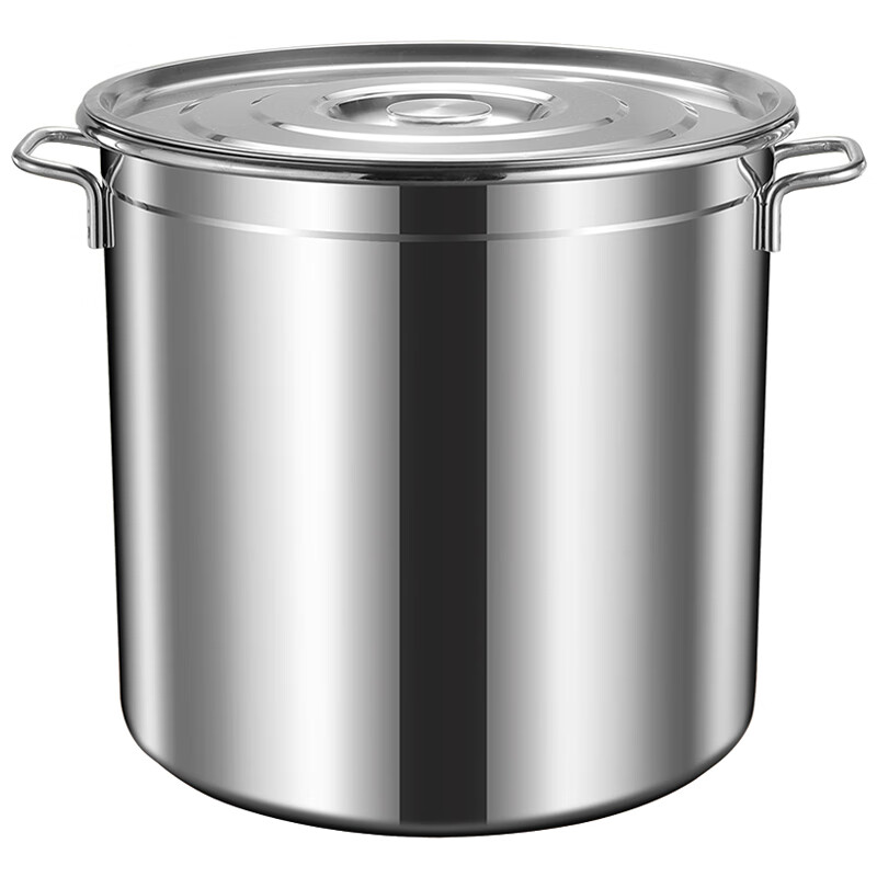 qkejq   202不锈钢汤桶商用大容量汤锅储水桶装米桶油桶多用桶卤水桶