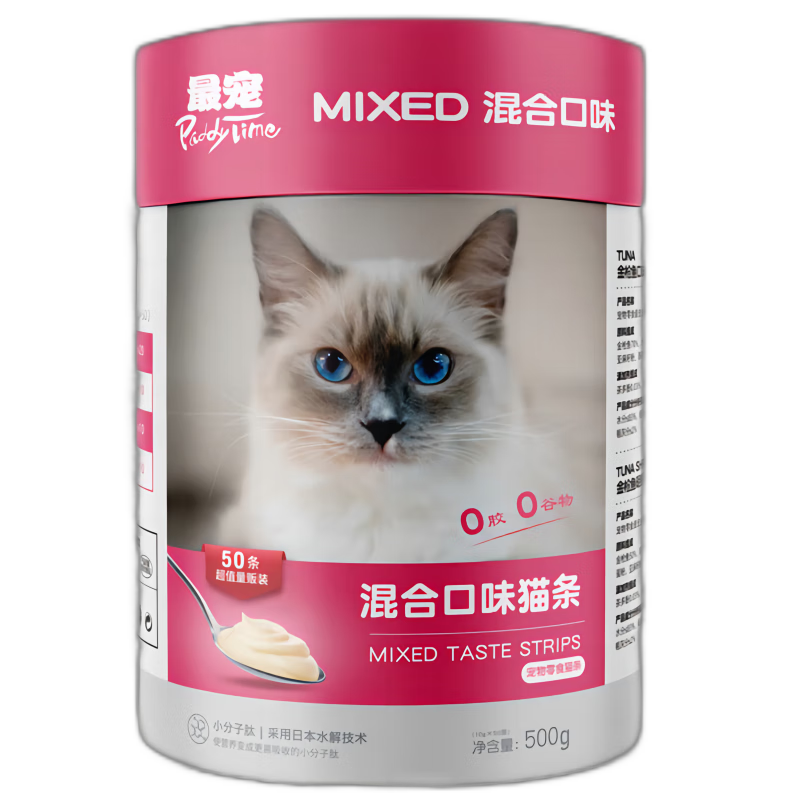 最宠(PaddyTime)猫条价格走势和销量趋势分析|查找猫零食历史价格