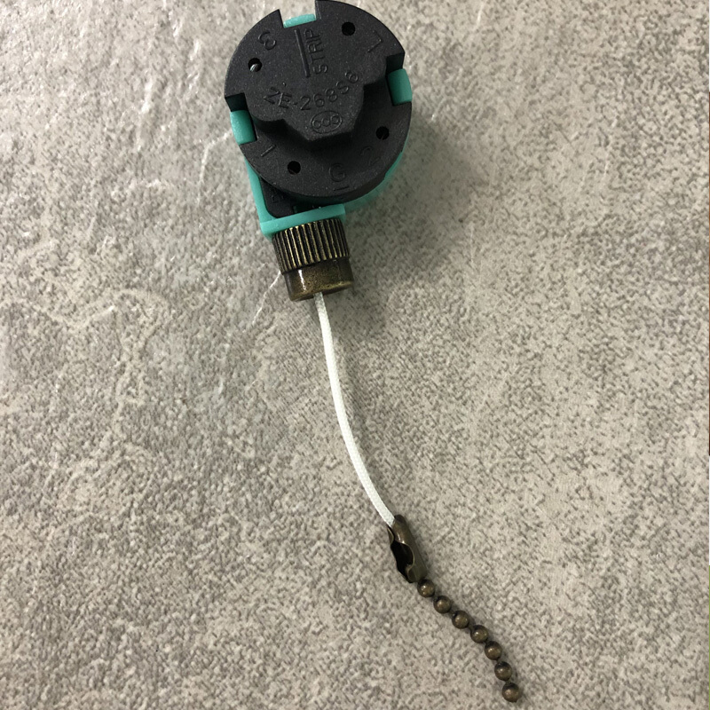 pihuang扇电风扇灯拉线开关 三档调档控制拉绳拉链调速开关268s6