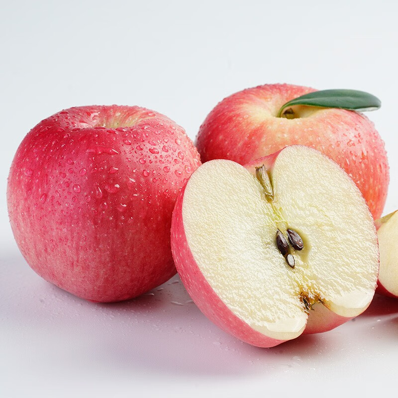 洛川苹果陕西嘎啦苹果2025年头茬新果新鲜采摘现摘现发新鲜苹果水果 15枚70mm礼盒装
