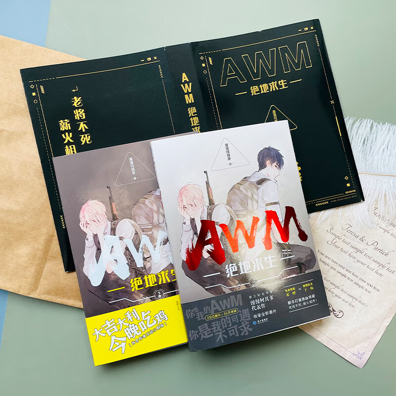 正版 awm绝地求生 网络小说全套未删减版上下2册 漫漫何其多作品青春