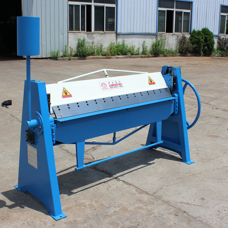 定制ktzg手动电动白铁风管折方机气动共板法兰折边小型翻边机 ws1.