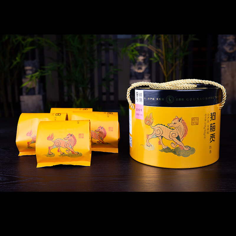 狗脑贡(gounaogong) 祥瑞9号明前一叶新红茶湖南特产茶叶狗脑贡茶圆