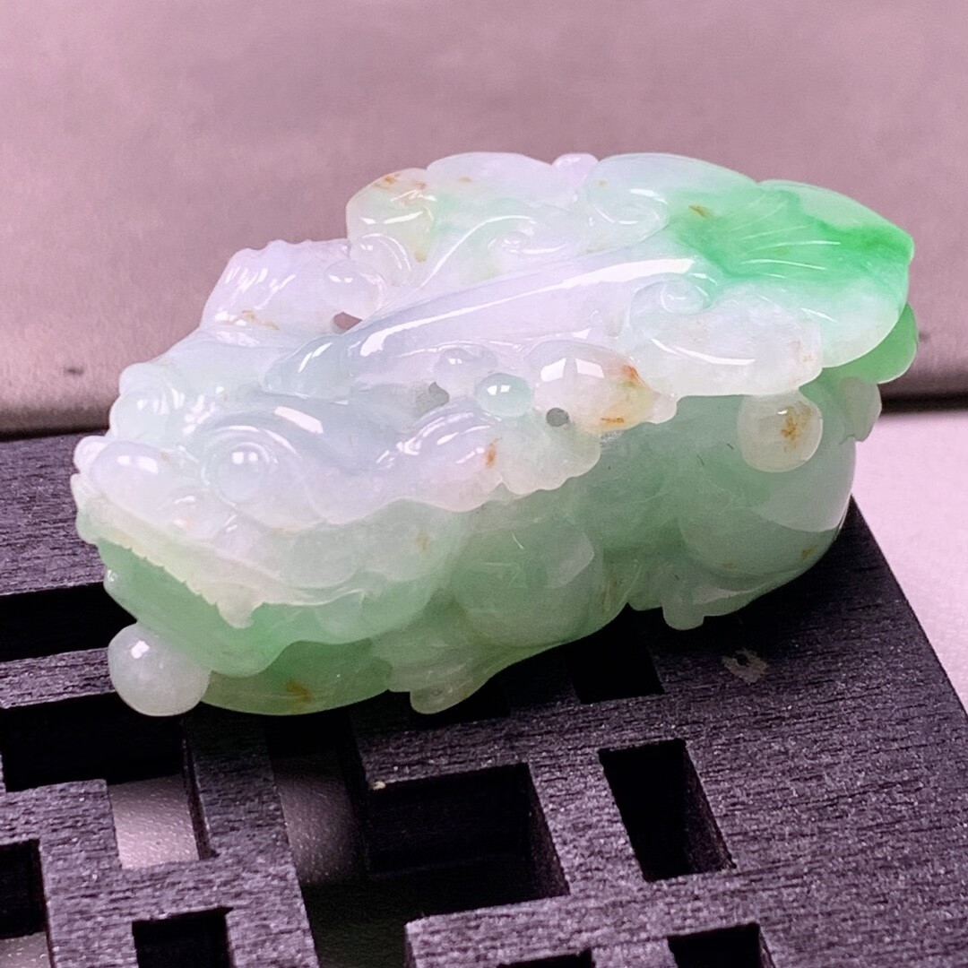 伊人意翡翠玉吊坠貔貅 天然玉石a货冰种原创礼物