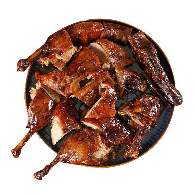 食汁民归顺丰正宗乐山甜皮鸭卤鸭子整只现做真空包装 600g 【半只鸭】