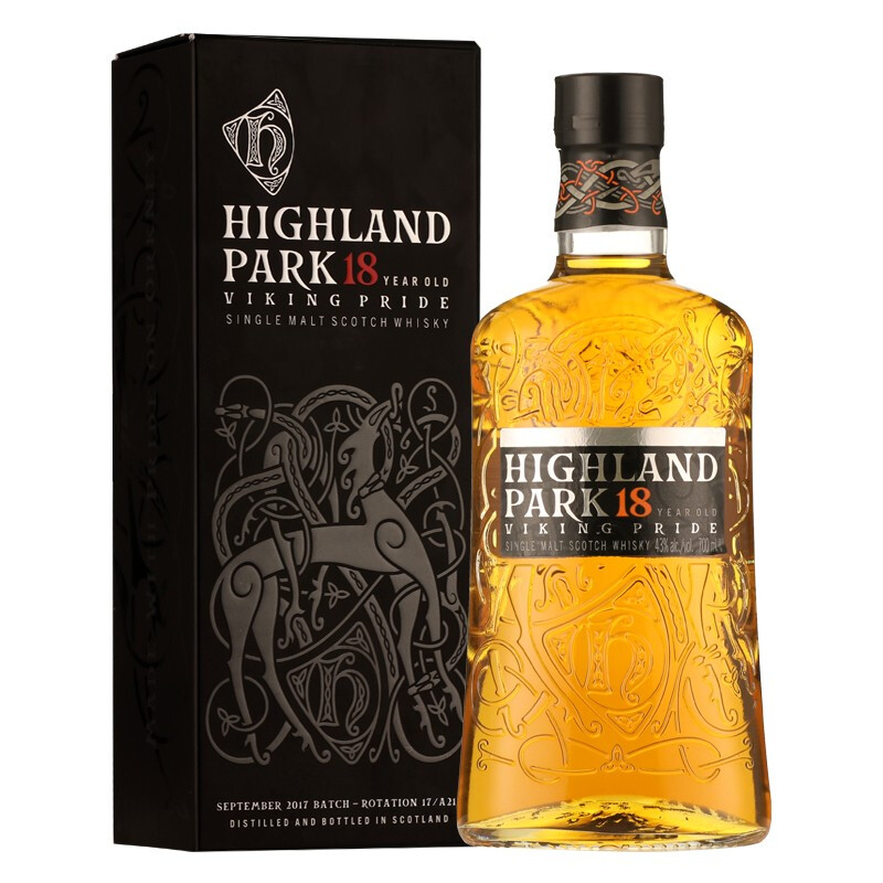 高原骑士 (HIGHLANDPARK) 18年 700ml 43%vol 苏格兰威士忌 原装进口洋酒