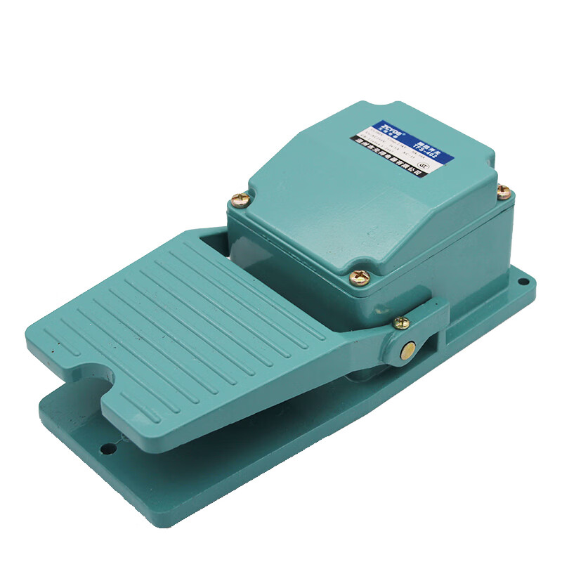 哩嗹啰嗹tfs-402脚踏开关脚踩式铝壳机床踏板一开闭银触点冲床