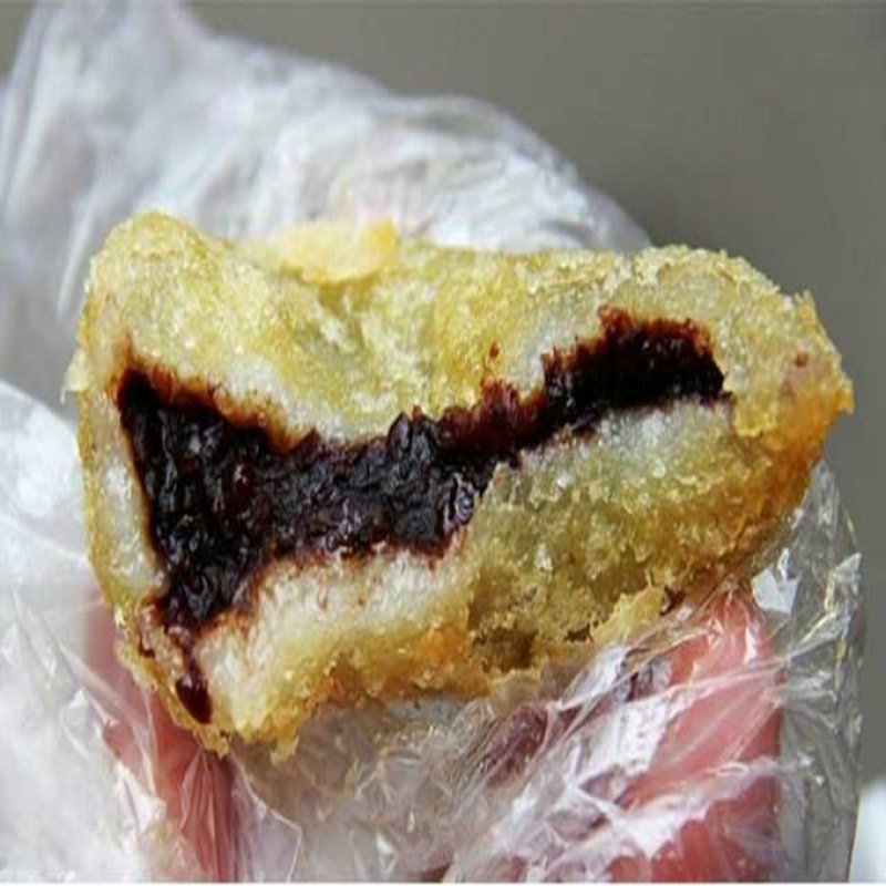 天津特产小吃 耳朵眼炸糕豆沙馅桂花芝麻馅炸糕零食糕点现炸发货 炸糕