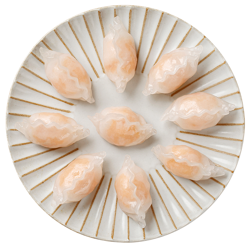 338 冷冻水晶虾饺 300g/盒 16个  馅料虾仁占比70% 广式港式茶点