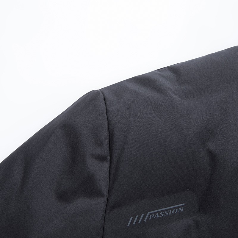 罗蒙男士短款羽绒服秋冬新款中青年保暖商务休闲通勤百搭羽绒外套男 S2Y010777黑色【连帽款】 XL (180) 【建议135-150斤】