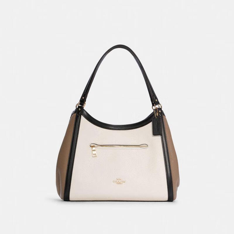 coach蔻驰kristy shoulder bag 女款时尚拼接个性简约休闲单肩包手提