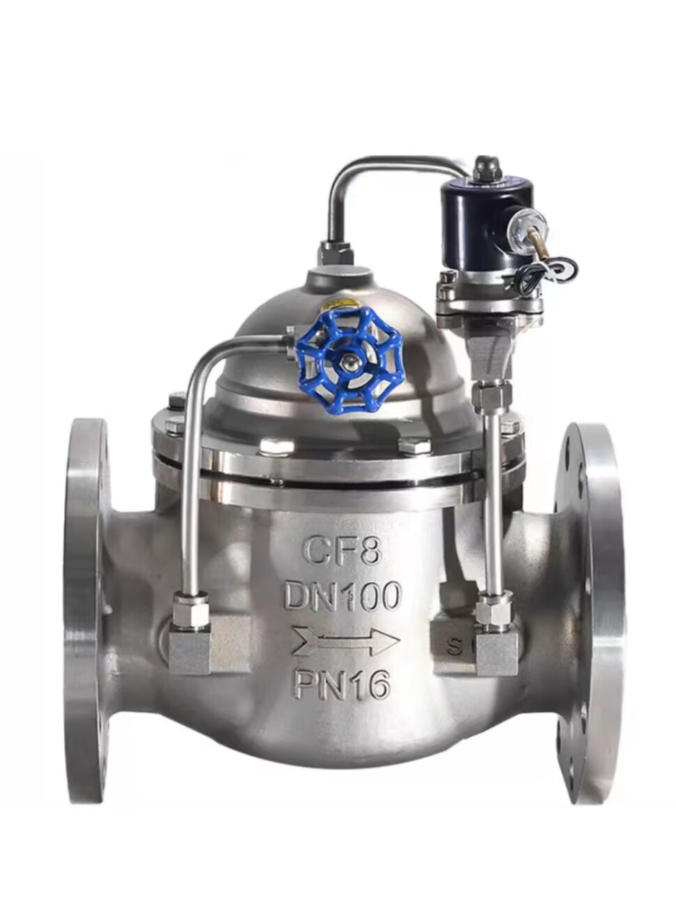 惠利得600x不锈钢电动控制阀304不锈钢电磁调节水利消防水泵控制阀 dn