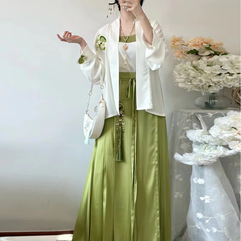 千枫绮马面裙半身大码改良汉服女搭配上班穿搭汉元素日常夏天衣服