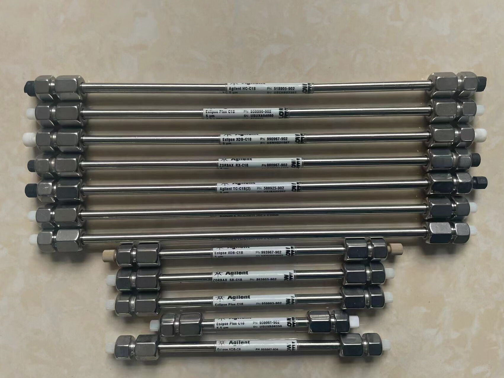 使用过880975/990967安捷伦液相色谱柱sb,xdb c18 4.
