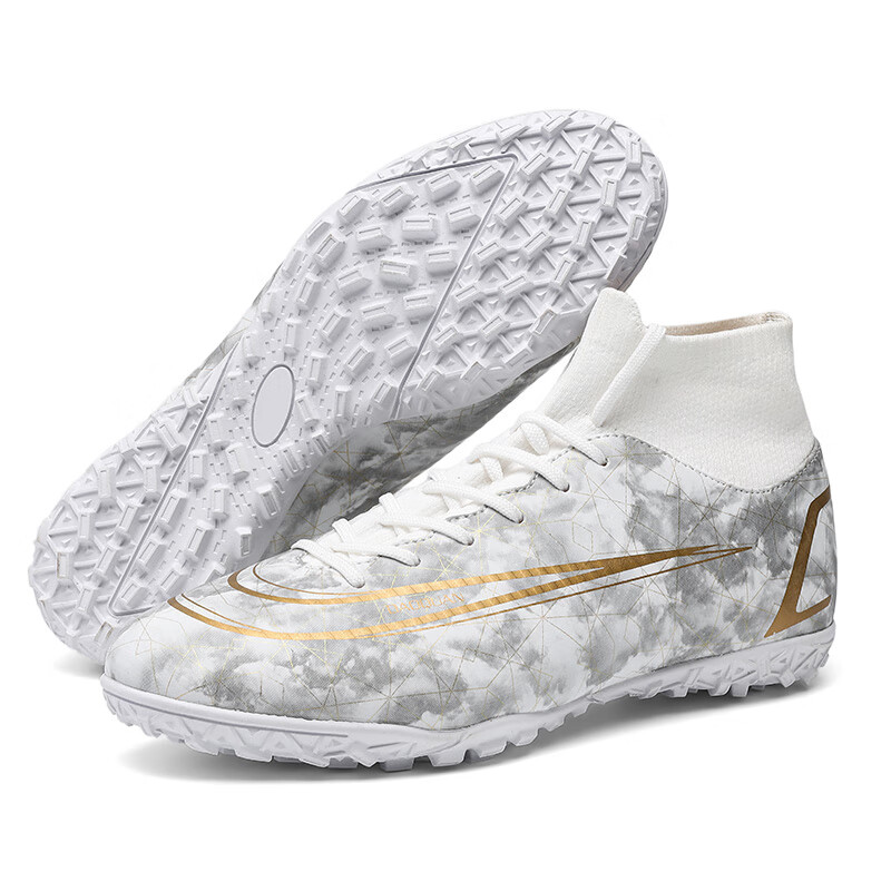 科鑫(kexin)毒液高帮足球鞋短丁长钉透气碎丁女大码46成人男女学生