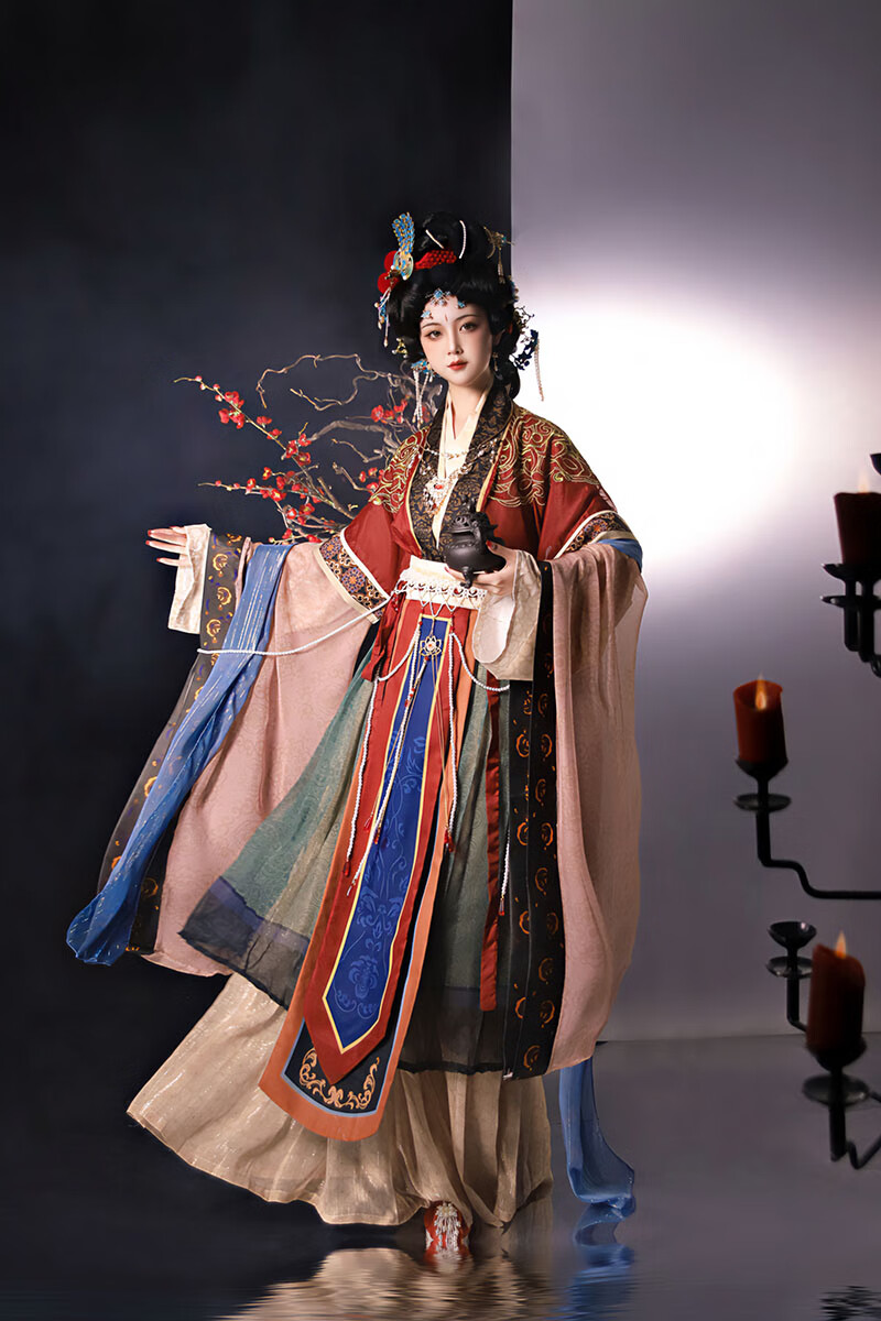 zhouyouyang澜溪原创【常羲和仪】刺绣复原女款汉服神仙图传统国风