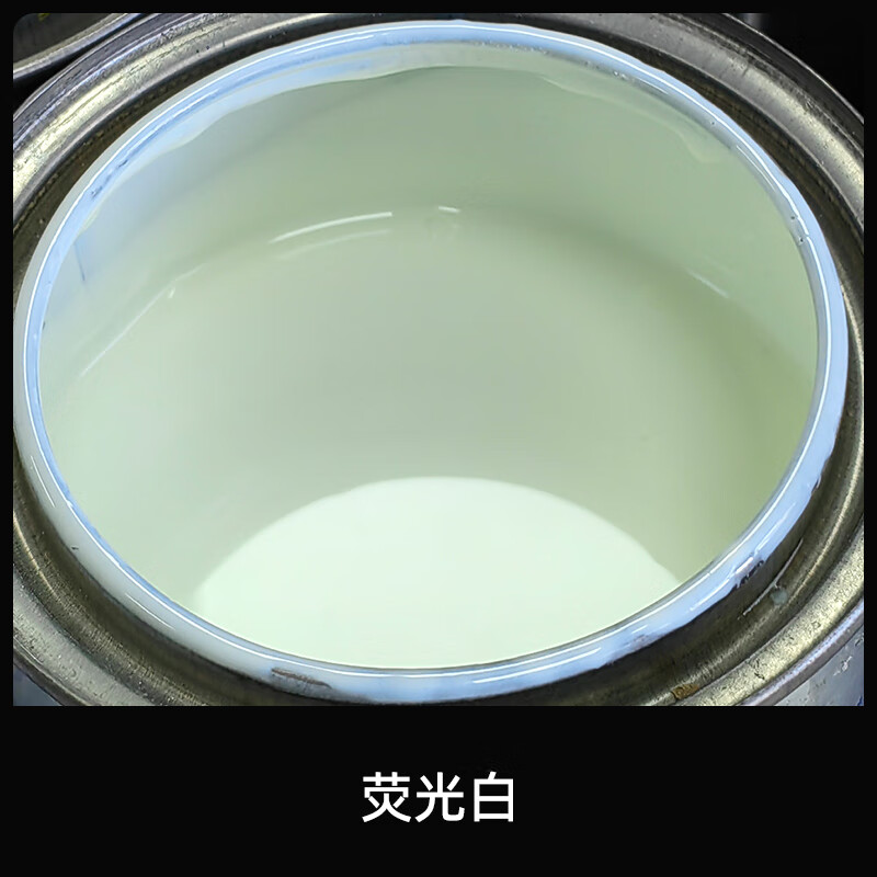 2005 2007 3024 3026 水荧光漆反光金属漆红橙黄绿油漆 白色 (荧光白)