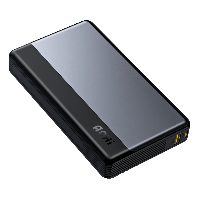 Aohi奧海30000毫安時100W充電寶pd雙向快充大容量戶外移動電源適用蘋果華為小米手機筆記本電腦充電套裝