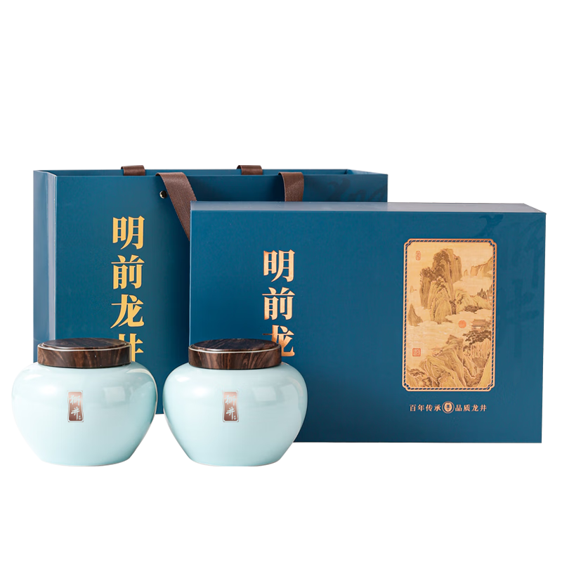 西湖狮井 2023新茶 老茶树明前特级龙井茶春茶绿茶茶叶礼盒装送礼250g
