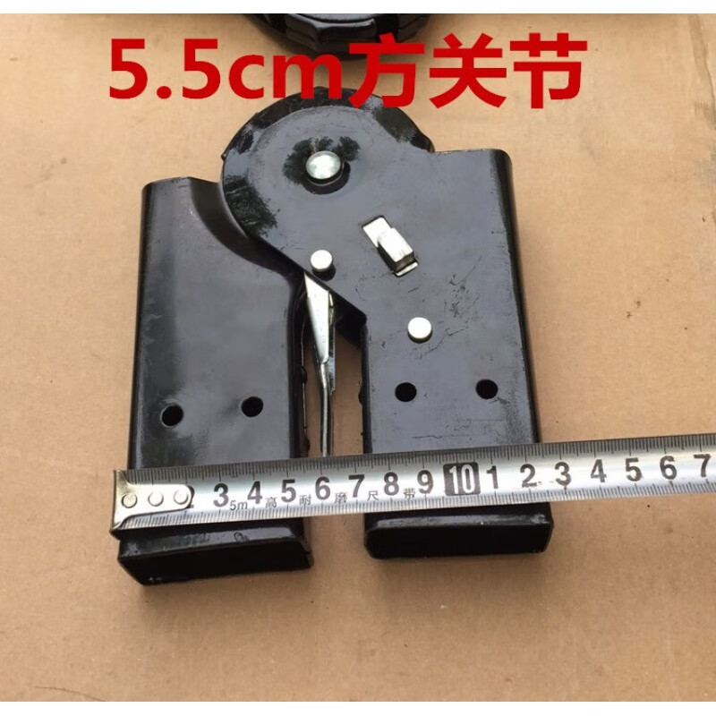 旭媛梯子關節(jié)鎖 梯子折疊關節(jié)頭配件加厚鋁合金人字梯鎖連接件多功能 5.5cm外套型方關節(jié)+配齊螺絲