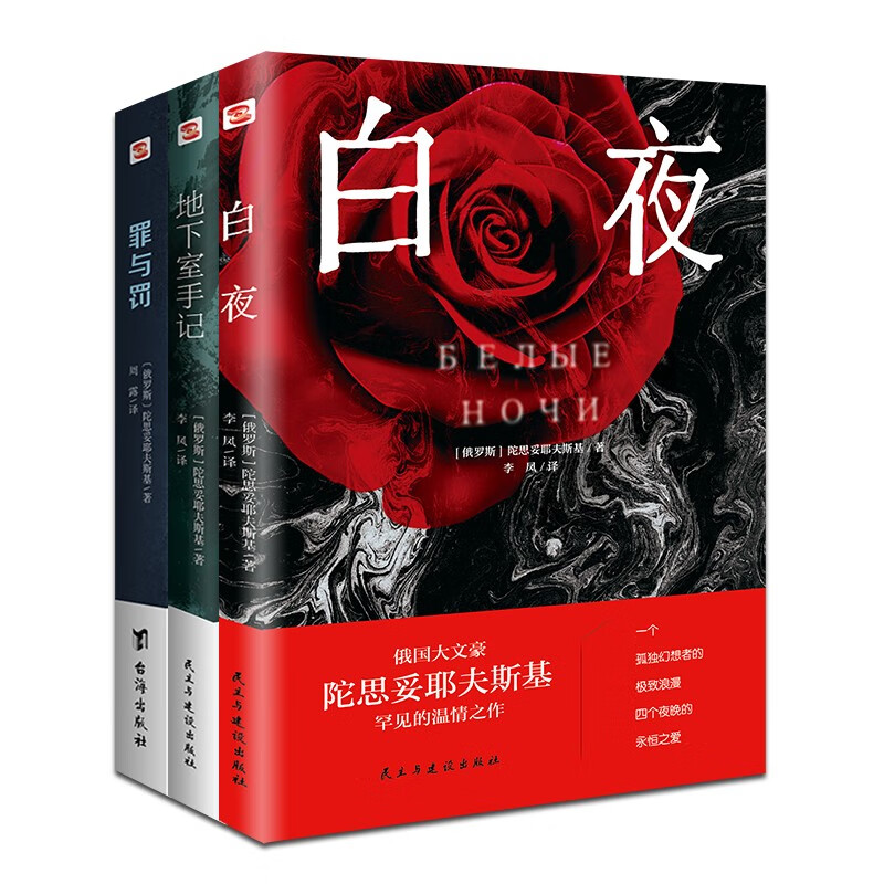 罪与罚+地下室手记+白夜:陀思妥耶夫斯基