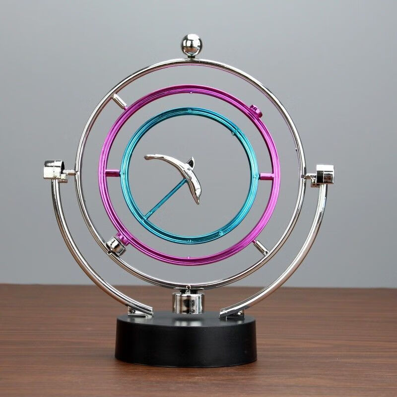 办公室摆件牛顿摆球磁悬浮永动机仪混沌现代简约办公桌创意家居装饰品