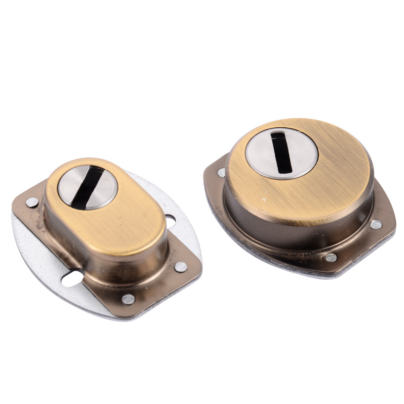 防盗门锁配件 护锁器锁芯护盖通用型锁盖 锁帽护罩分大小号不锈钢 zui