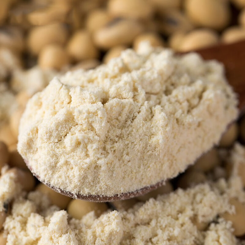 姜尚乐薯(jiangshangleshu) [临泉农特产馆]生黄豆粉纯黄豆面粉农家做