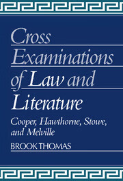预订 Cross-Examinations of Law and Literature