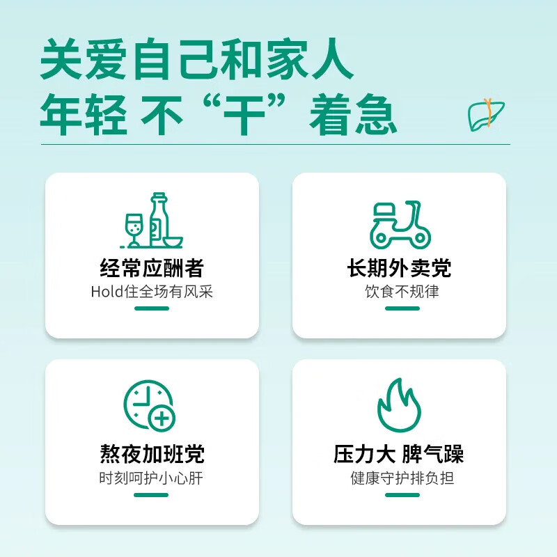 倍添元葛根枳椇子五味子胶囊解对熬夜喝酒化学性肝损伤有辅助保护功能 1瓶